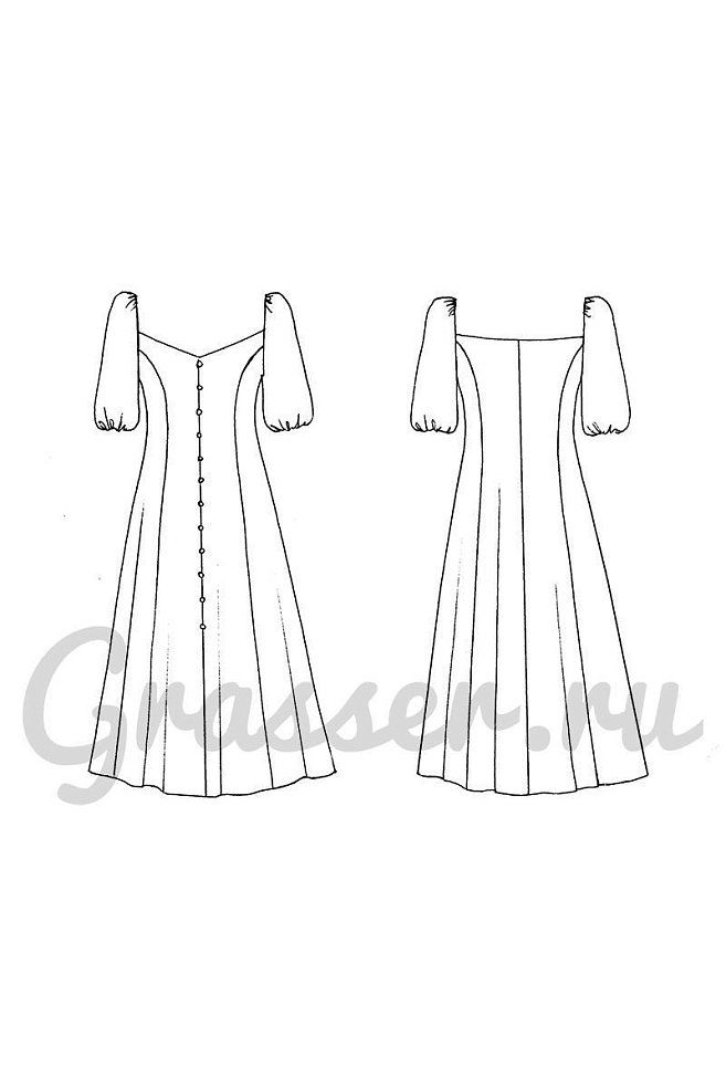 Dress, pattern №695