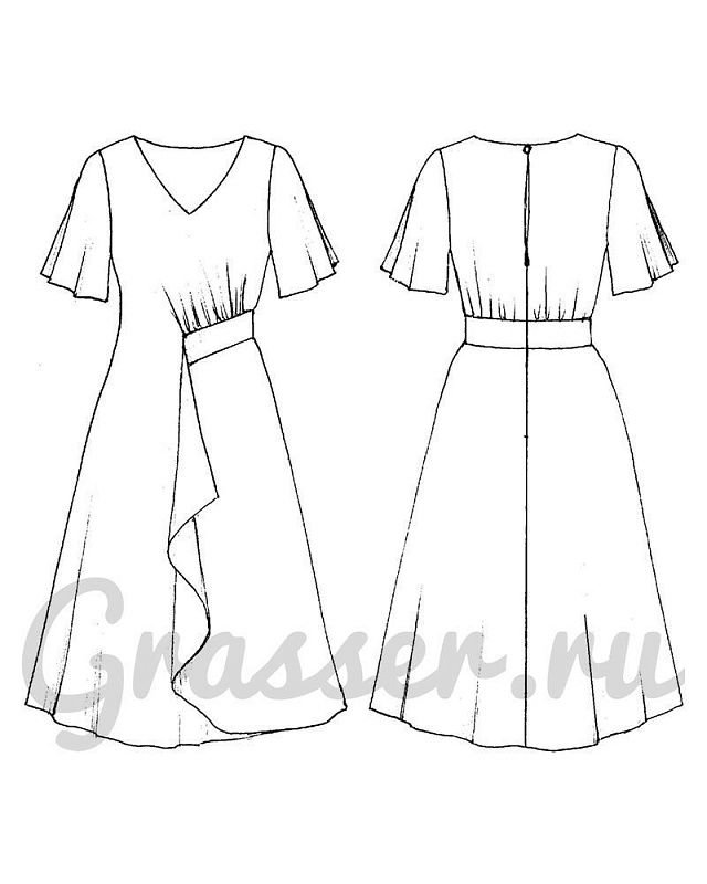 Dress, pattern №720