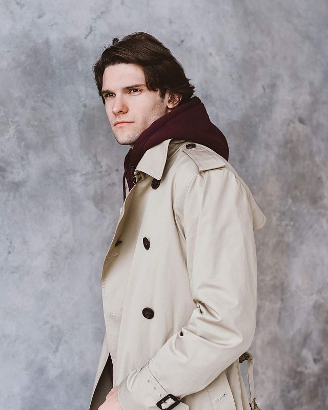 Men's trench coat, pattern №629