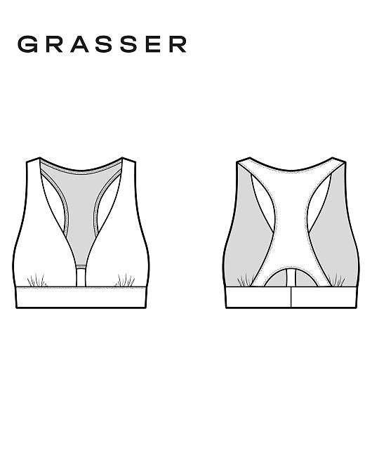 Swimsuit top, pattern №933