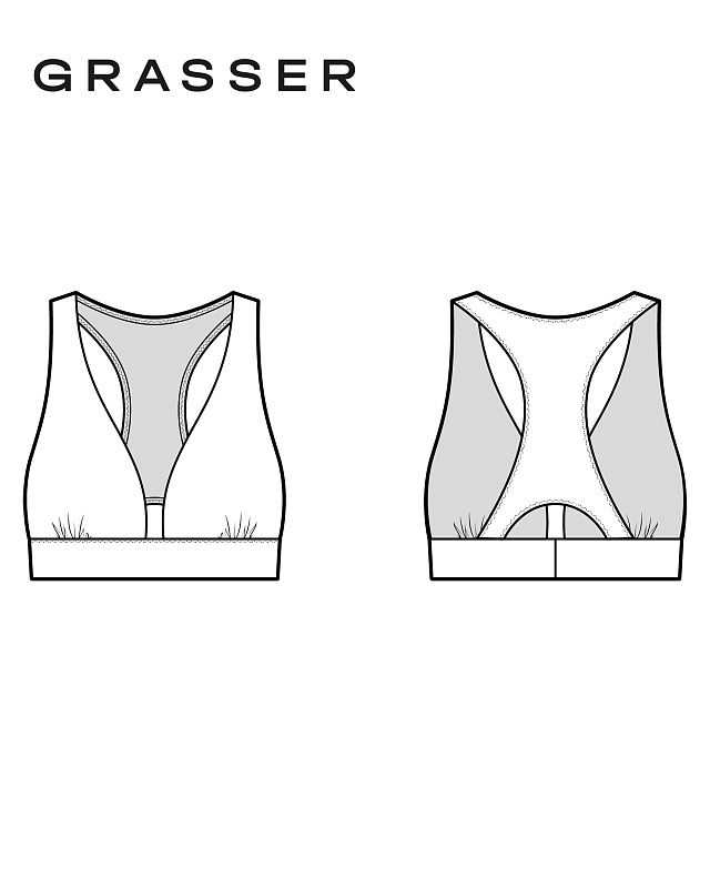 Swimsuit top, pattern №933