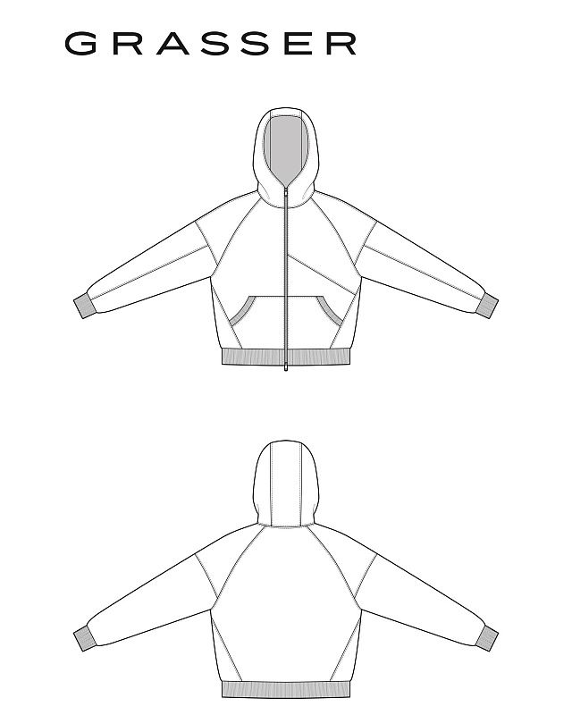 Men's hoodie, pattern №1287