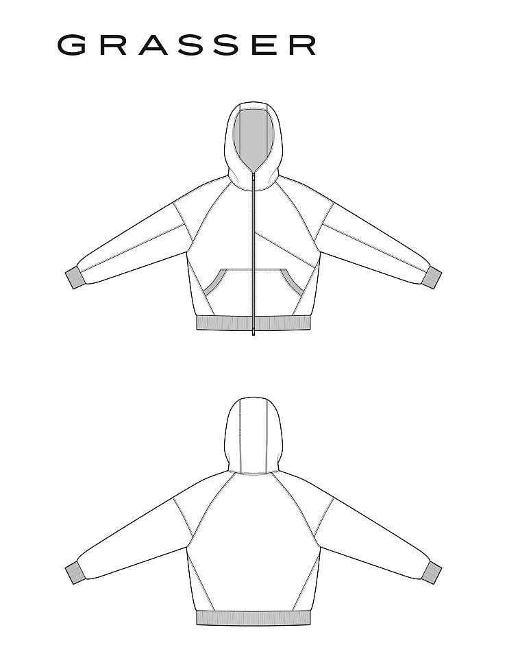 Men's hoodie, pattern №1287