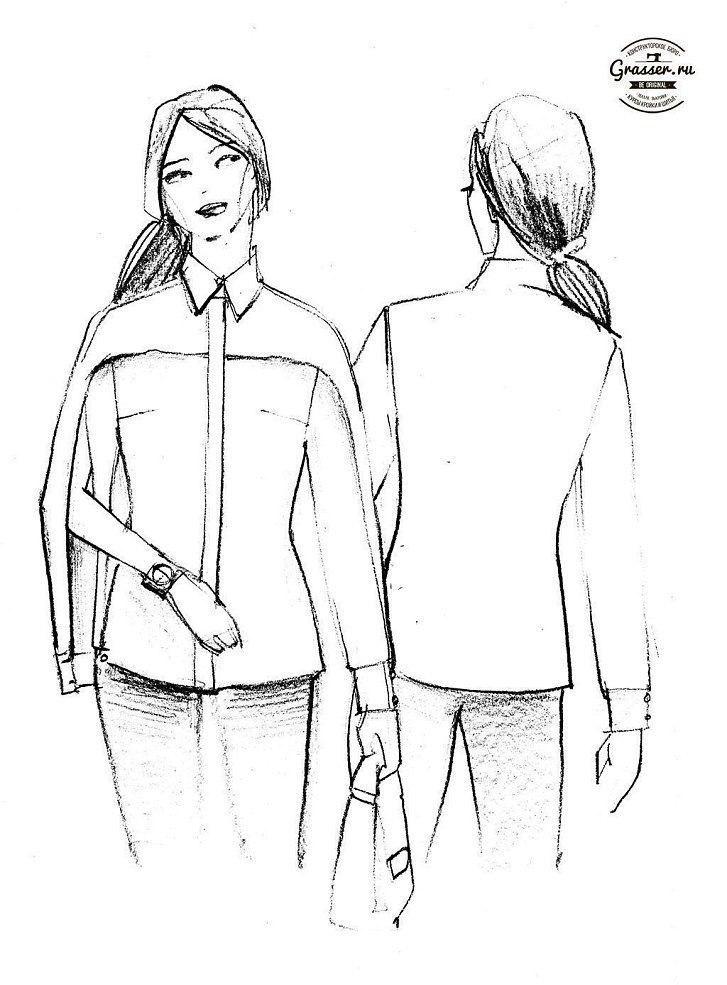 Shirt, pattern №647
