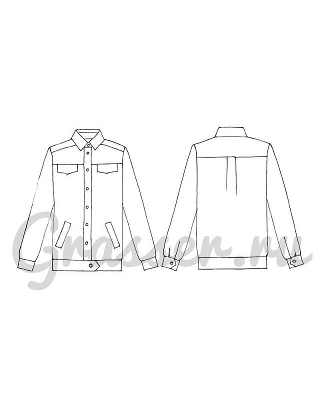 Jacket, pattern №714