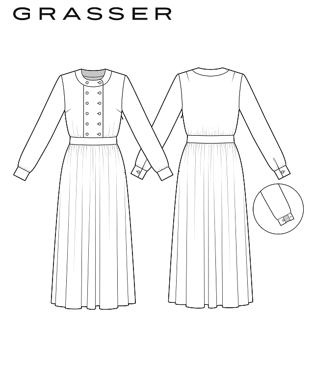 Dress, pattern №1176