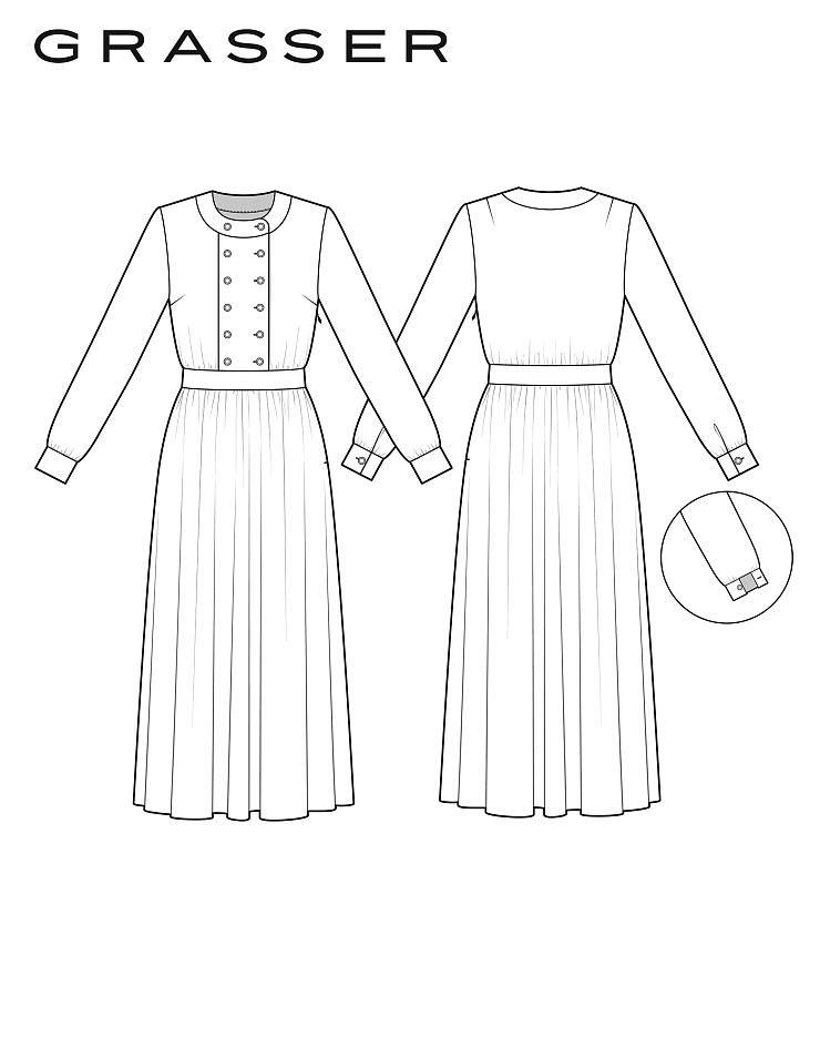 Dress, pattern №1176