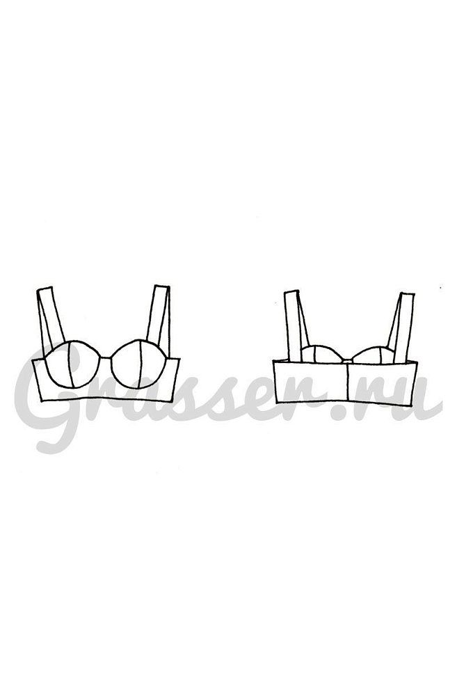 Top bustier, pattern №203