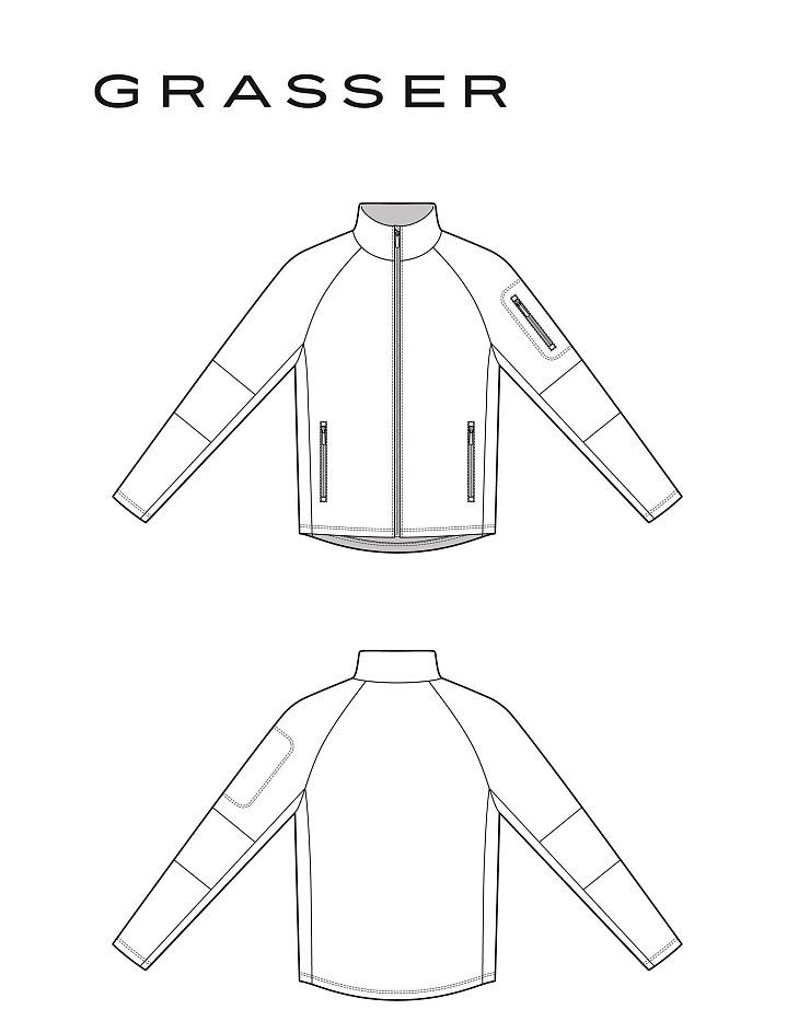 Men's knitted jacket, pattern №1286