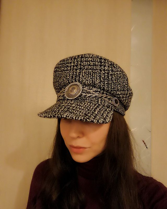 Visored cap, Pattern №566