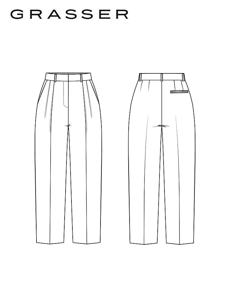 Trousers, pattern №1264