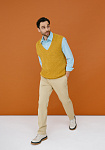 Men’s knit jumper and waistcoat, pattern №815, photo 8