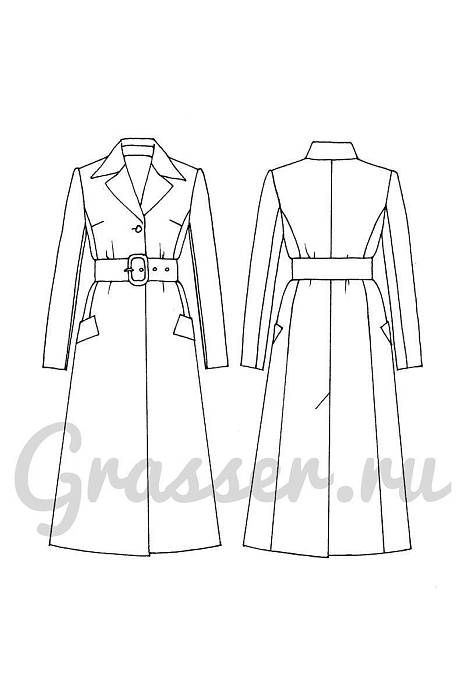 Coat, pattern №738