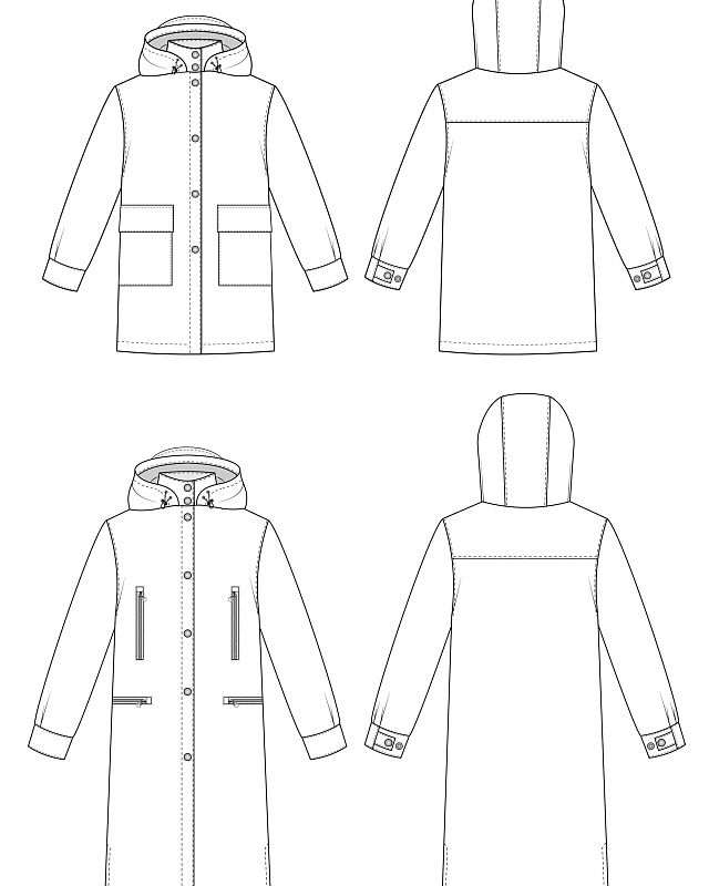 Kid’s raincoat, pattern №824