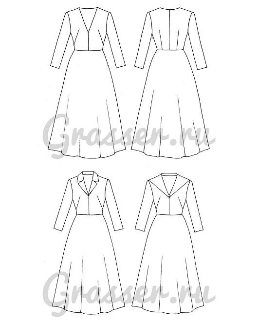 Dress, pattern №678