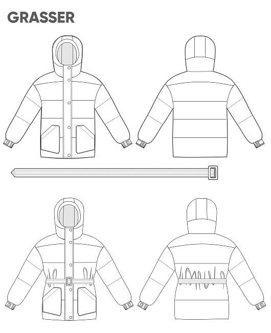 Insulated coat, pattern №882