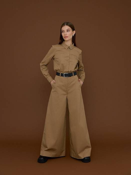 Trousers with two types of pockets, pattern №861