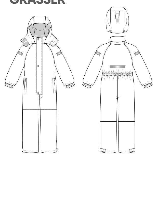 Children’s insulated overall, pattern №795