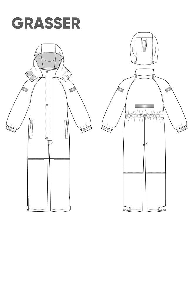 Children’s insulated overall, pattern №795