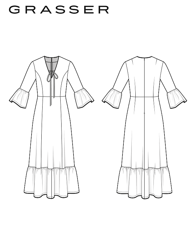 Dress, pattern №1257