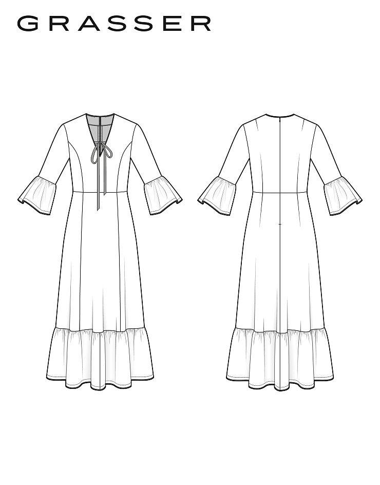 Dress, pattern №1257