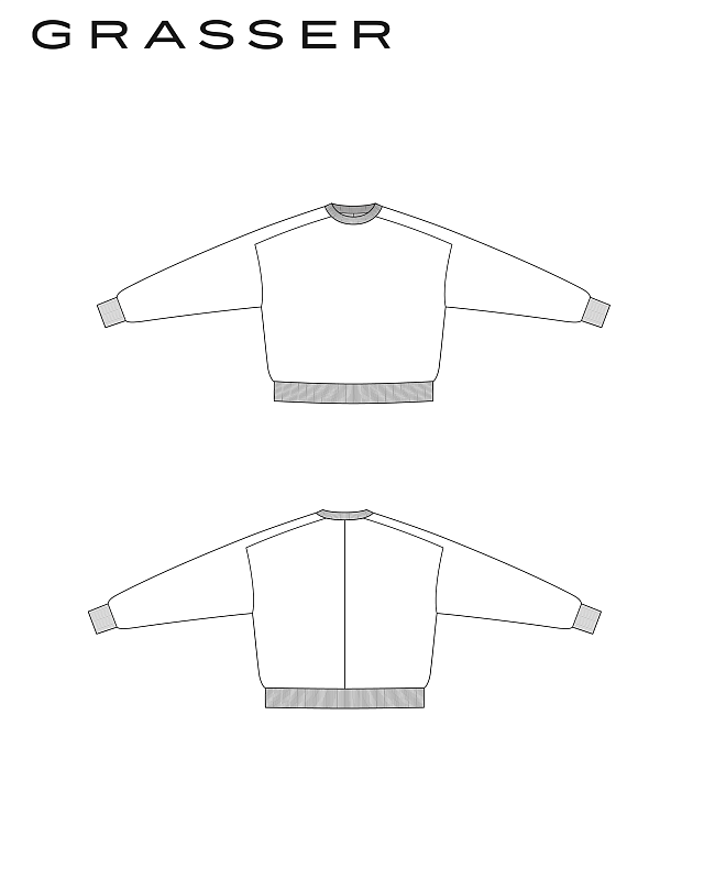 Sweatshirt and hoodie, pattern №1273