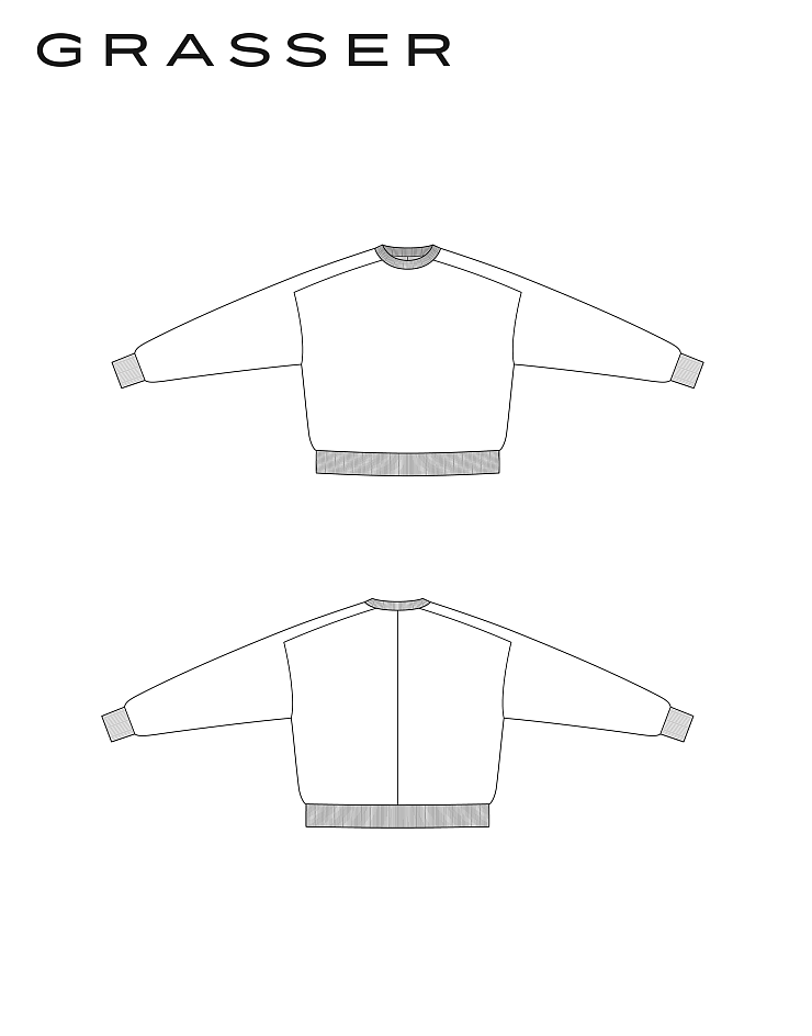 Sweatshirt and hoodie, pattern №1273