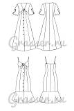 Dress in 2 designs, pattern №692