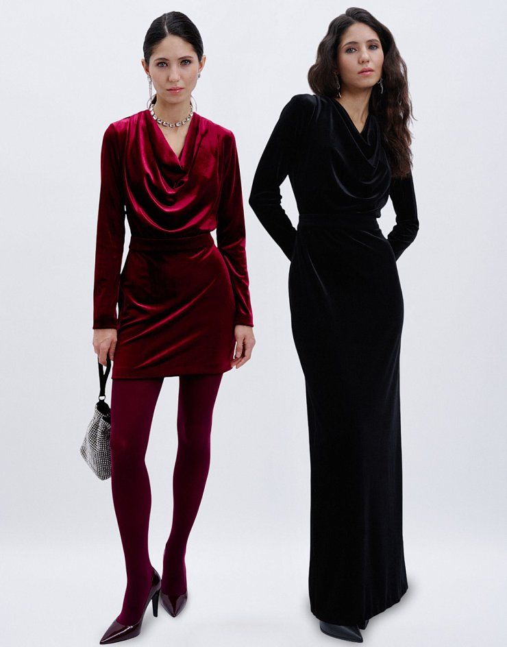Dress in two length options, pattern №1192