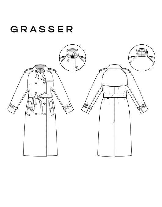 Trench coat, pattern №1003