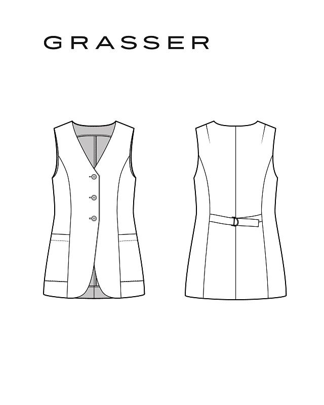 Vest, pattern №1340