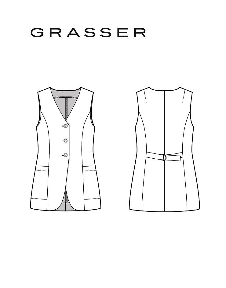 Vest, pattern №1340
