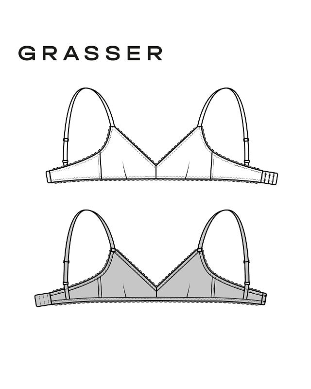 Bra with dart, pattern №981