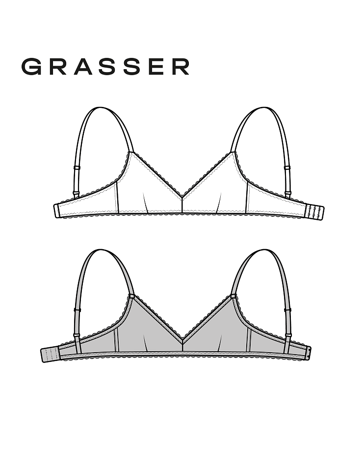 Bra with dart, pattern №981