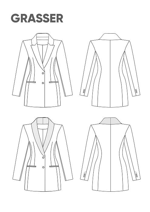 Jacket, pattern №800