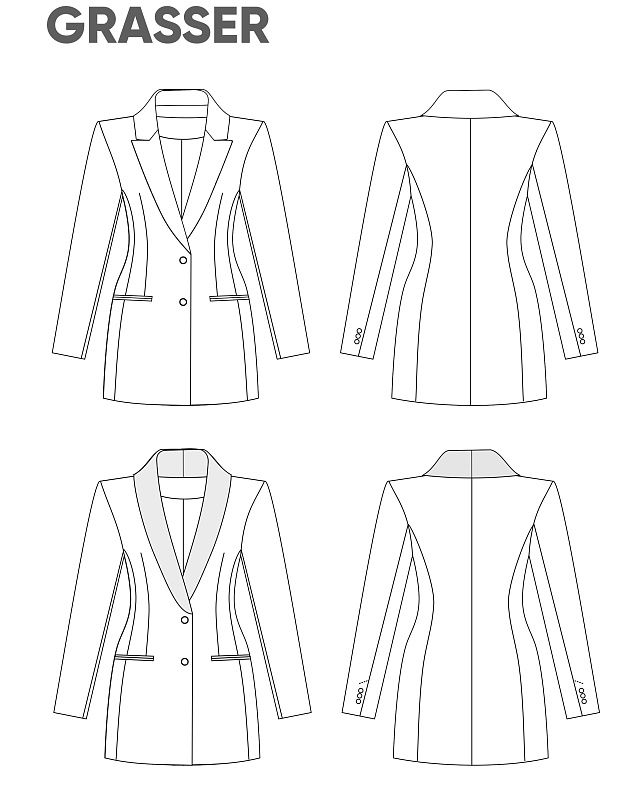 Jacket, pattern №800