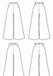 Trousers with two types of pockets, pattern №861, photo 4