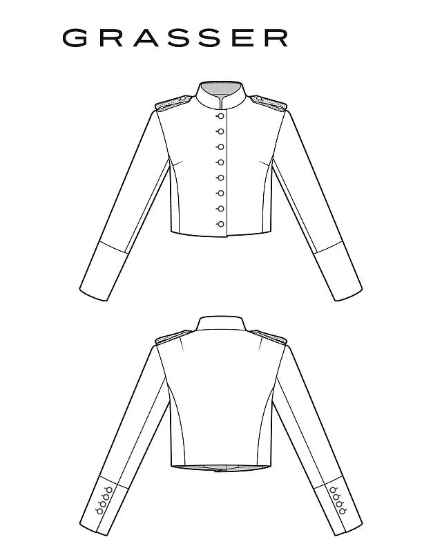 Jacket, pattern №1332