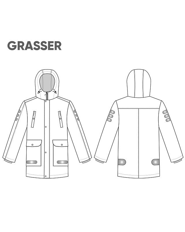 Insulated jacket for adolescent boys, pattern №794