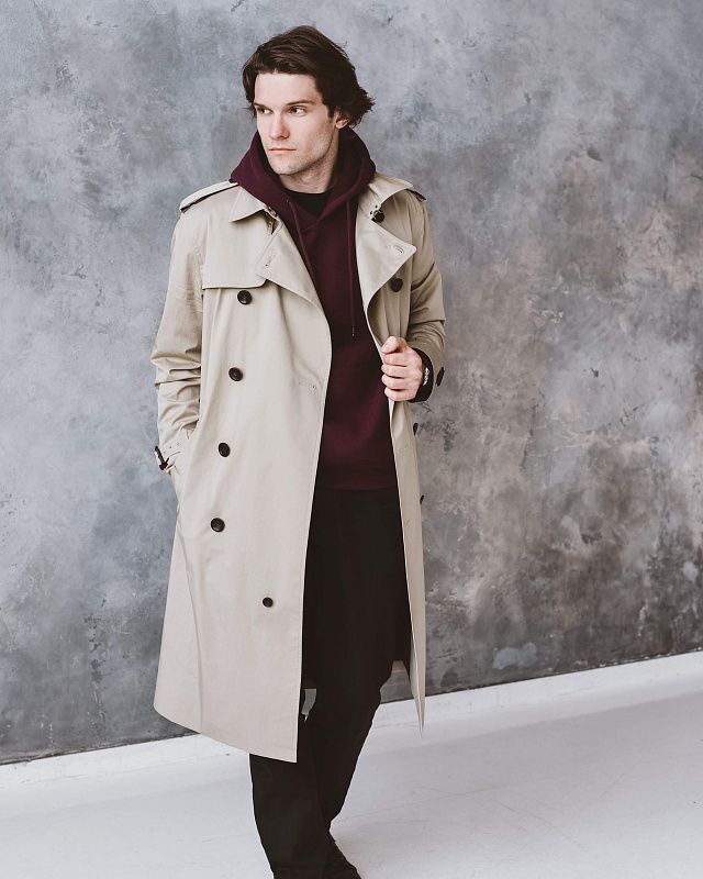 Men's trench coat, pattern №629