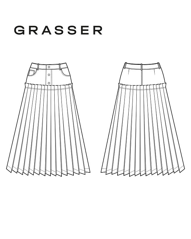 Skirt, pattern №1130