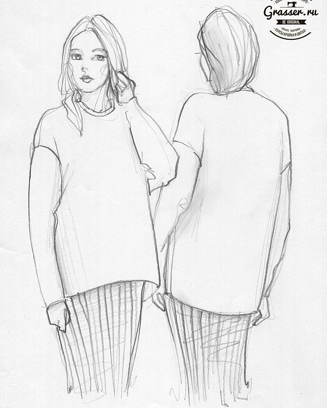 Sweatshirt, pattern №677