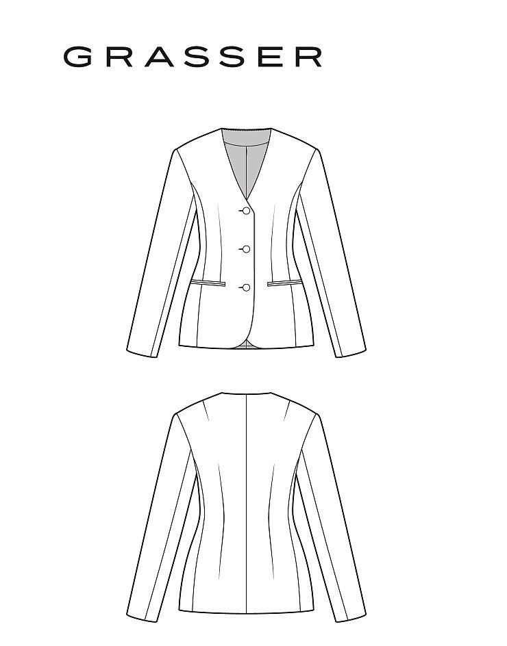 Jacket, pattern №1328
