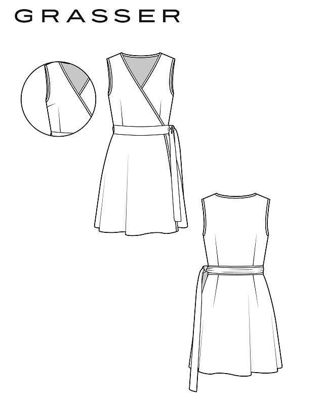 Dress in two lengths, pattern №1258
