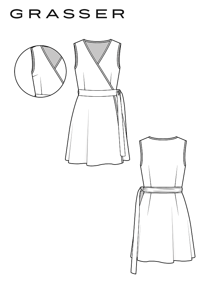 Dress in two lengths, pattern №1258
