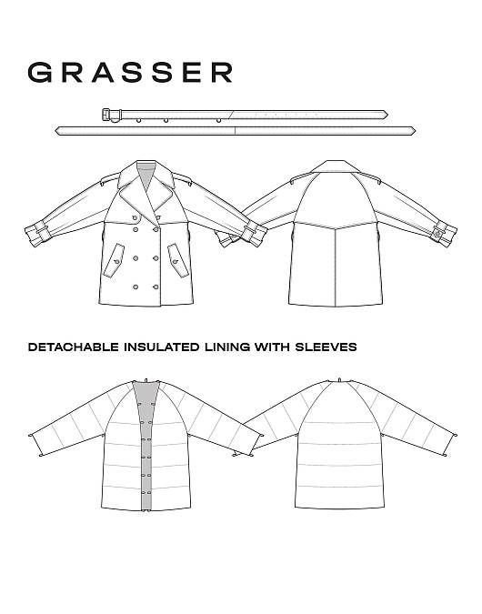 Trench coat, pattern №1061