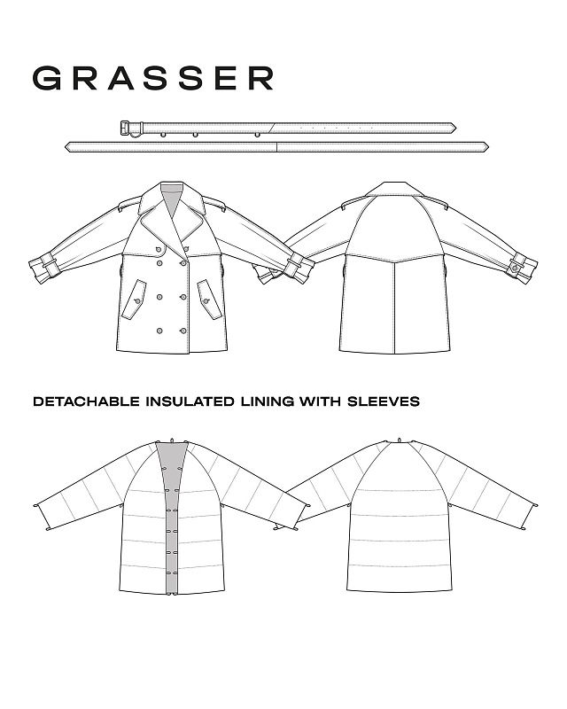 Trench coat, pattern №1061