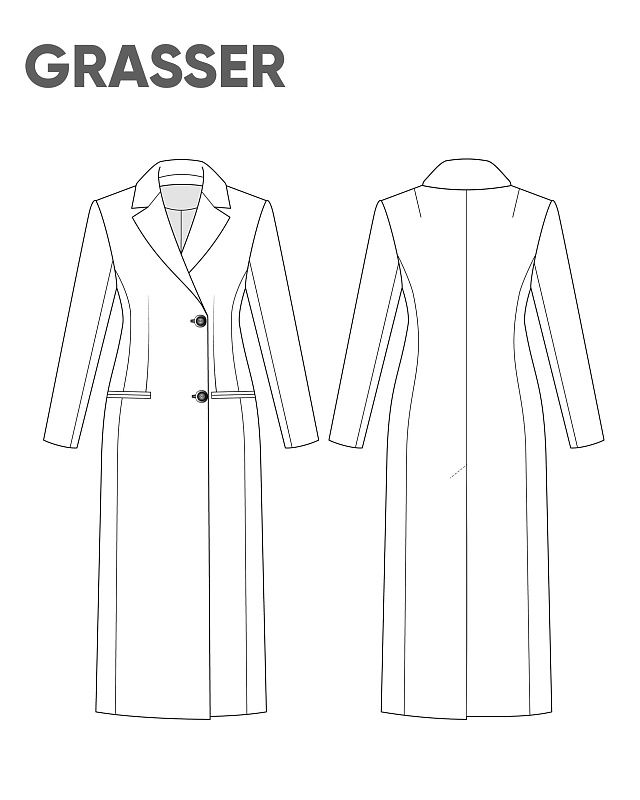 Coat, pattern №818