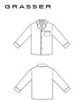 Man's pajama shirt, Pattern №546