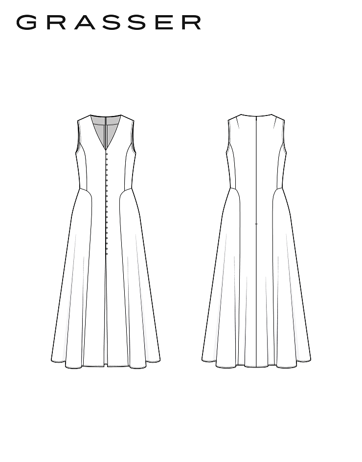 Dress, pattern №1255